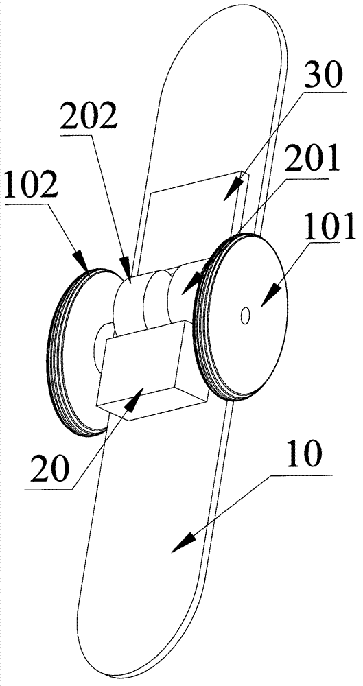 Electric self-balancing double-wheel scooter