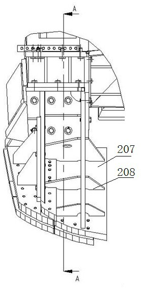 Pilot tunnel reaming TBM for inclined shaft and construction method