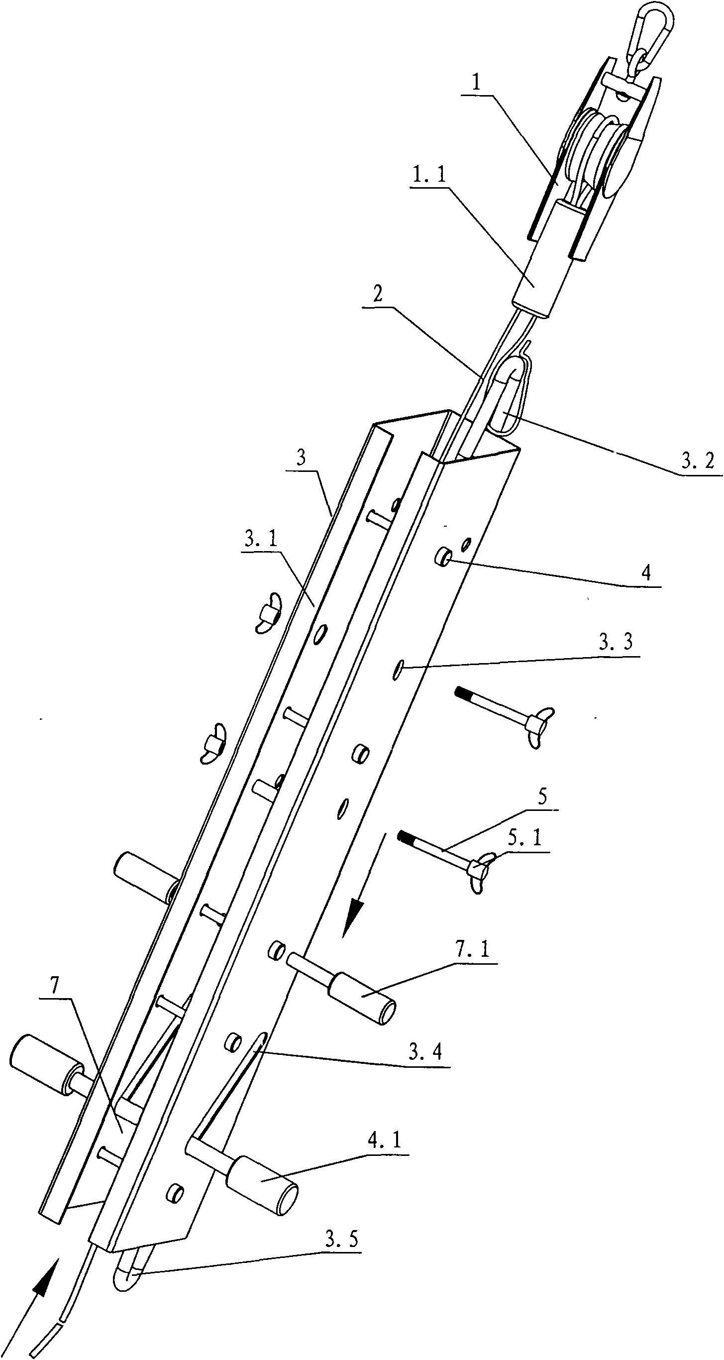 High altitude escape device and descent speed control method thereof