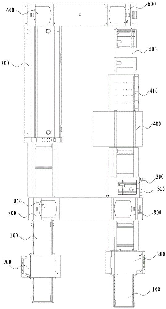 Electronic board automatic spraying production line and production method