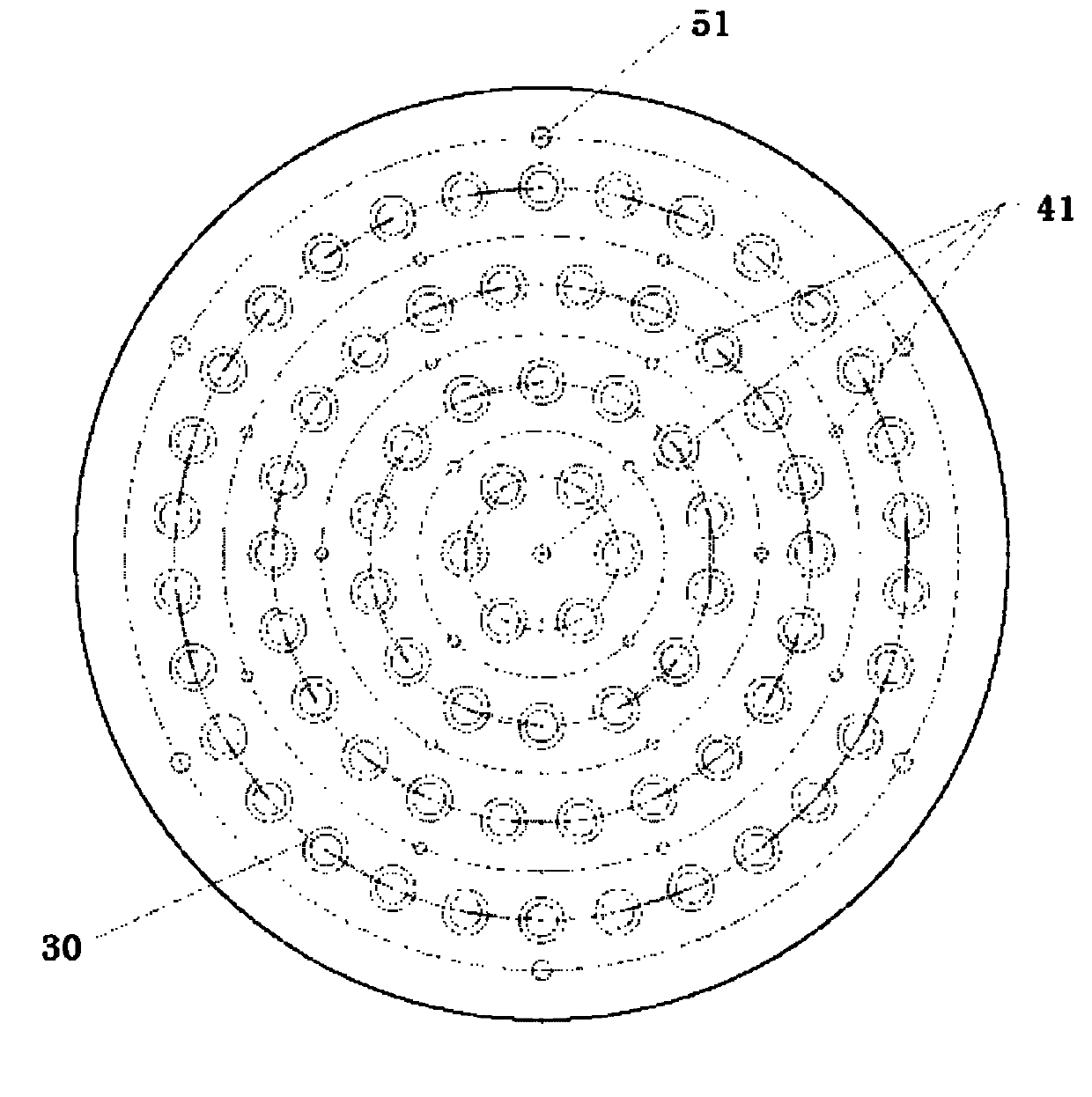 Polysilicon reducing furnace with novel nozzles