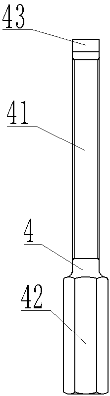 Steel pylon inclination correction bolt and pylon connection rectifying device applying same