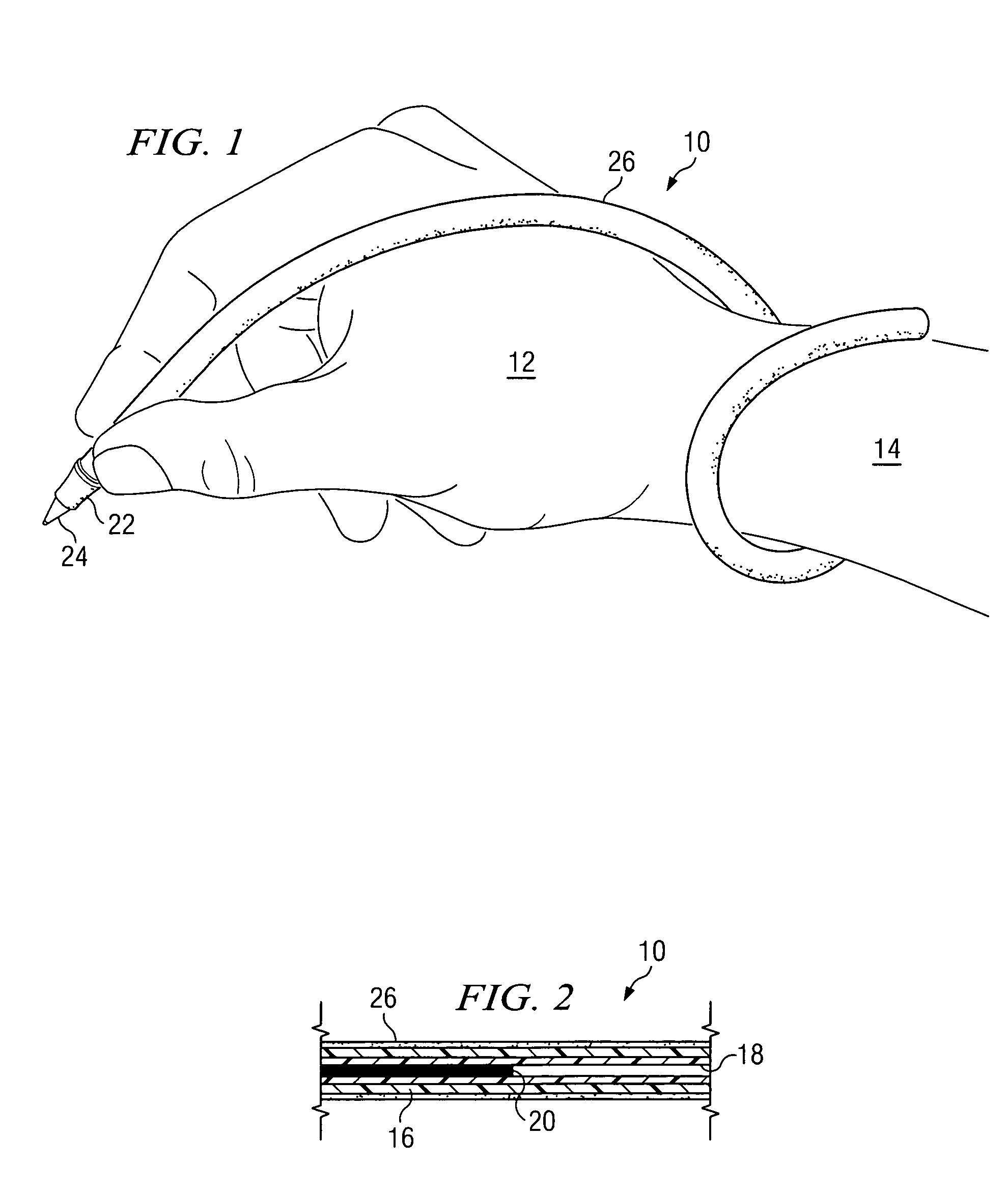 Flexible writing instrument