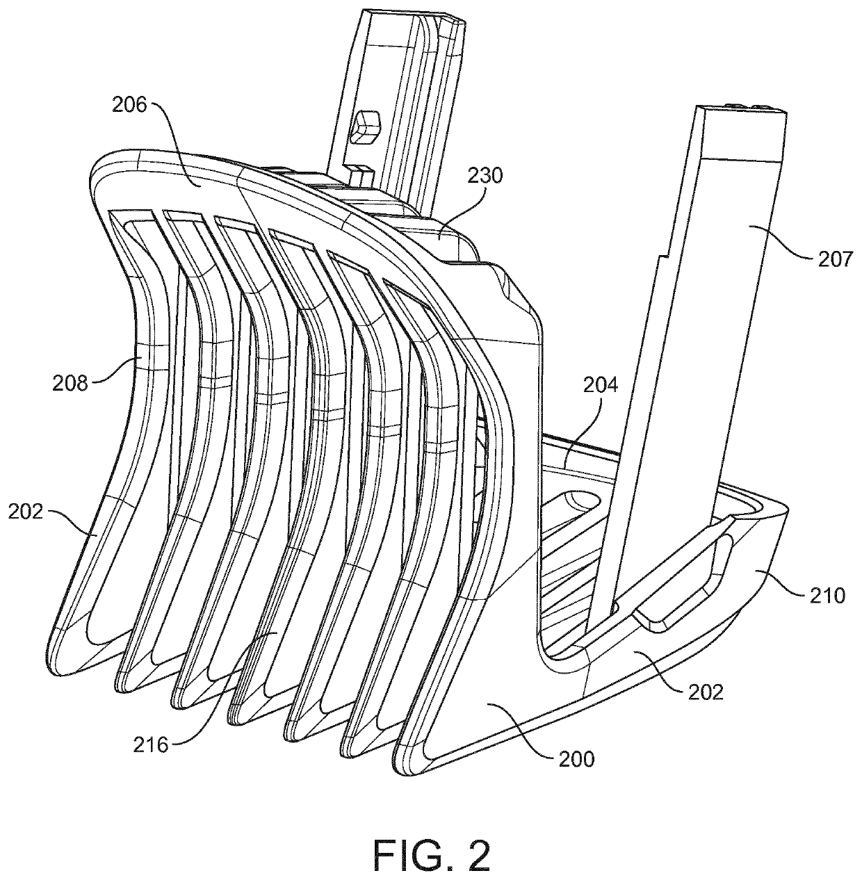 Comb for a hair clipper