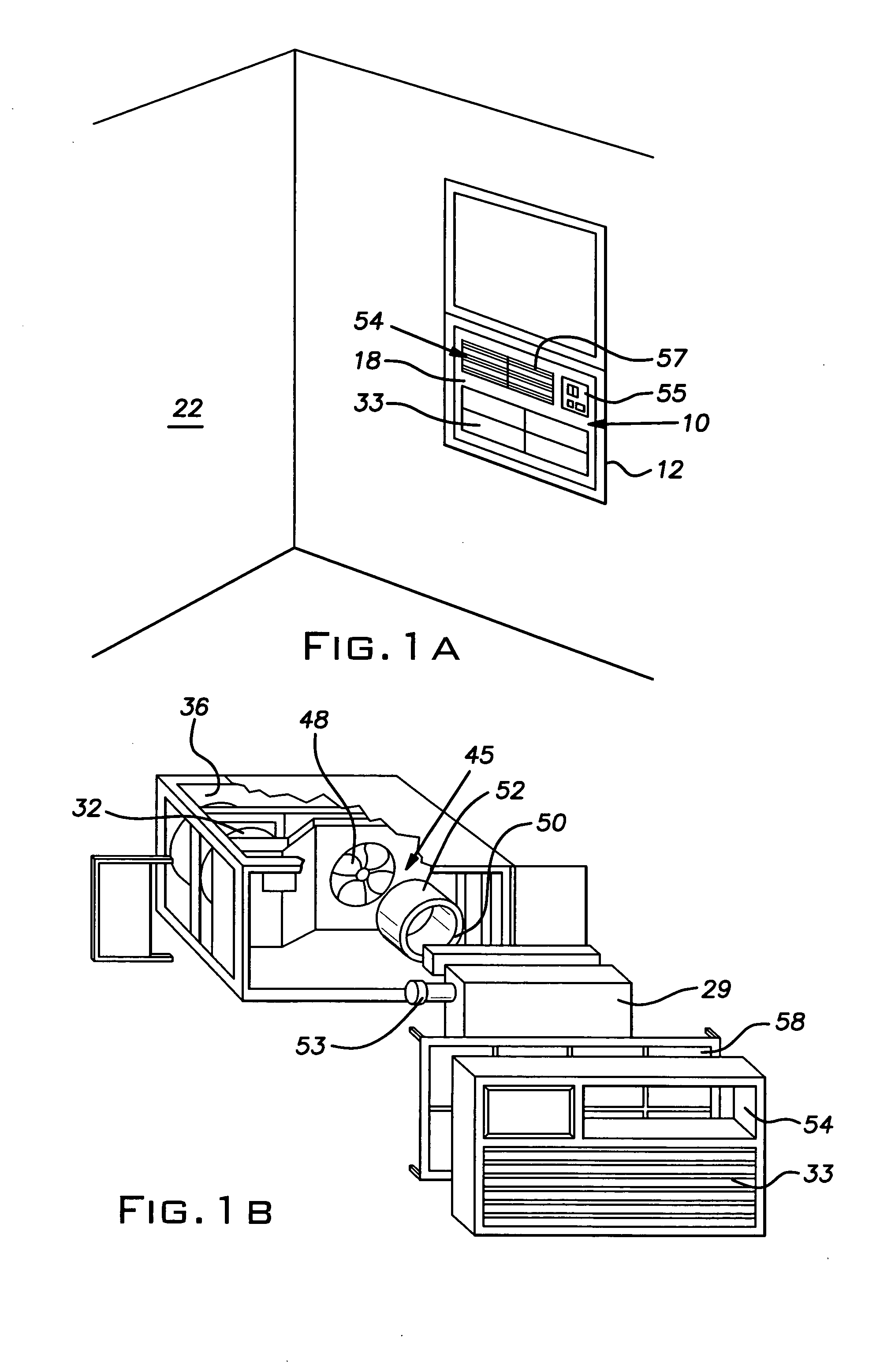 Variable speed, electronically controlled, room air conditioner