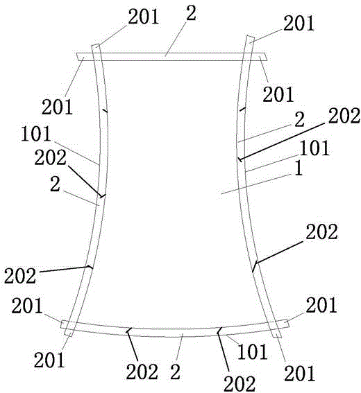 Seamless wave bottom of underpants and technology for compounding wave bottom and hot melting adhesive tape