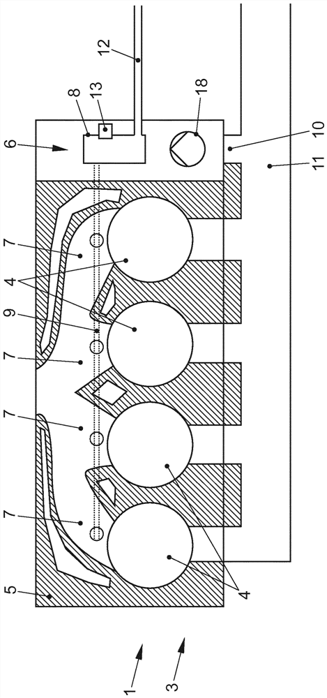 Drive train for a motor vehicle, and motor vehicle