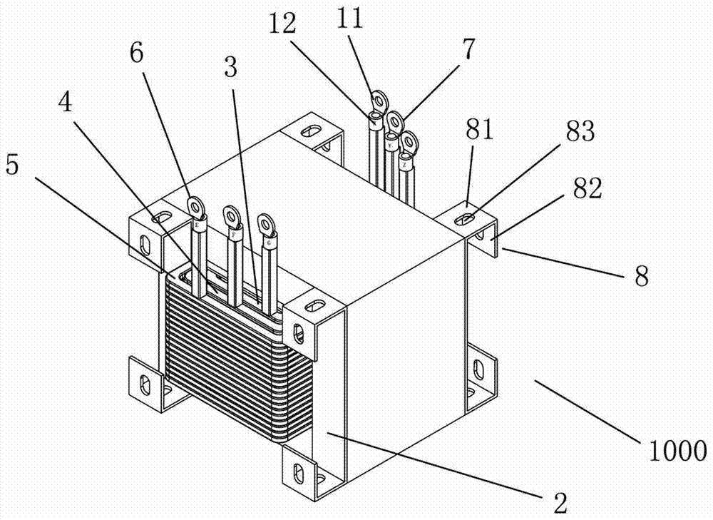 Series null-line current filter and application thereof on power utilization equipment