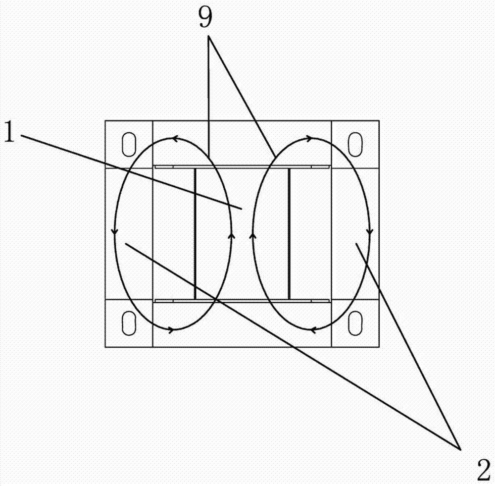 Series null-line current filter and application thereof on power utilization equipment