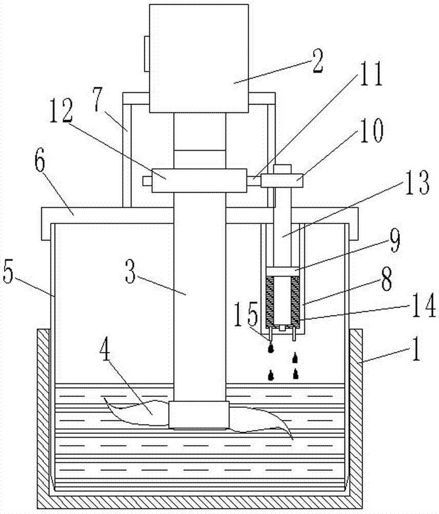 Feeding and stirring bidirectional executed stirring machine for cattle feed