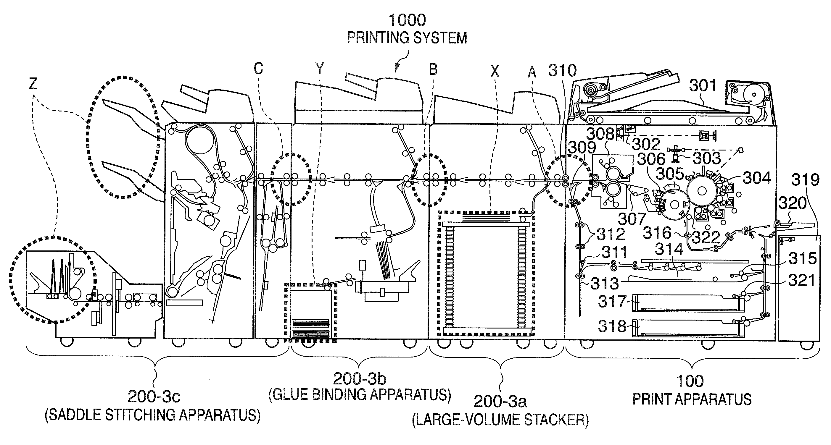 Printing system, job processing method, and storage medium