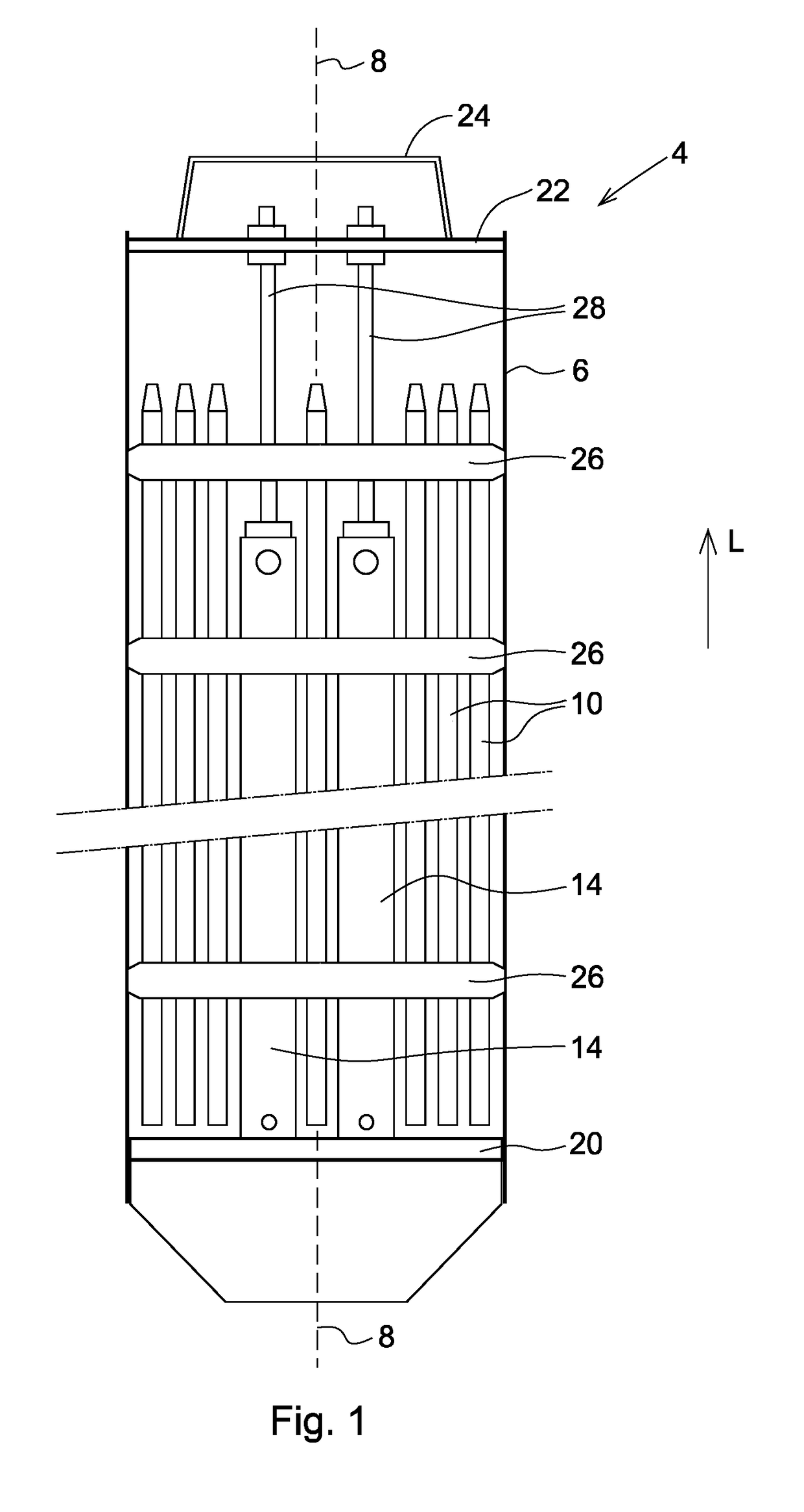 Fuel assembly for a nuclear boiling water reactor