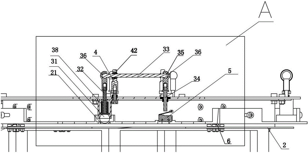 Floating type shell collision detection protection device