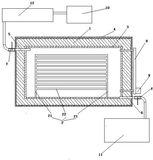 Efficient condensation vacuum oil purifier