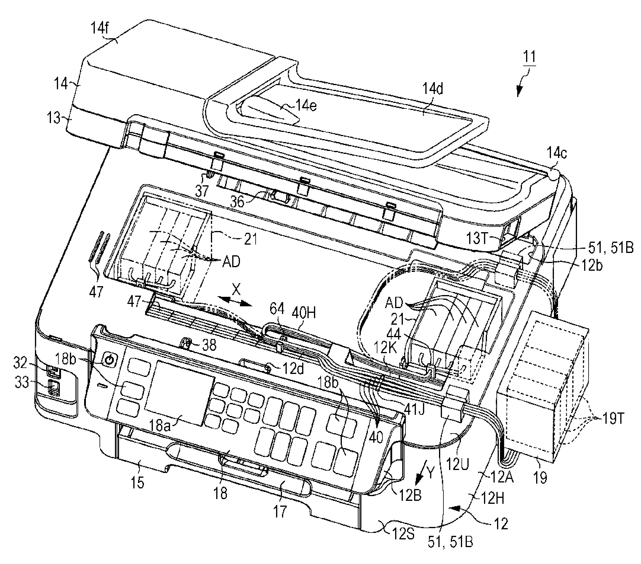 Liquid ejecting apparatus including a gap forming member having a locking member