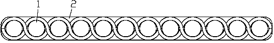 Bamboo fiber label tape and production method thereof