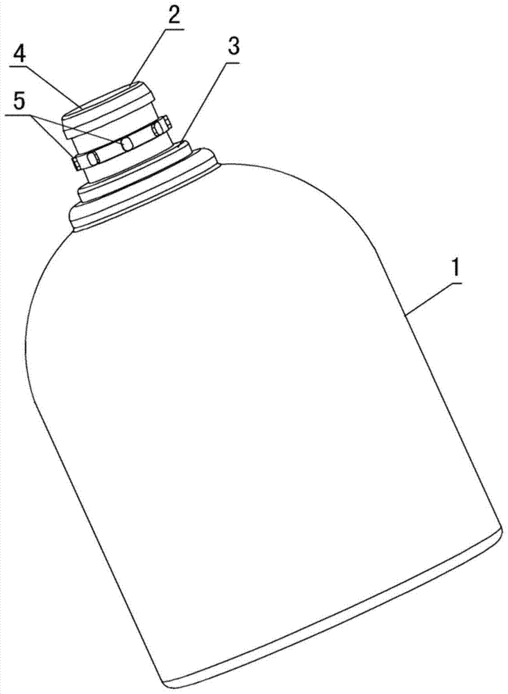 A combination inspection gauge for glass bottles with anti-counterfeit necks produced by bottle making machines