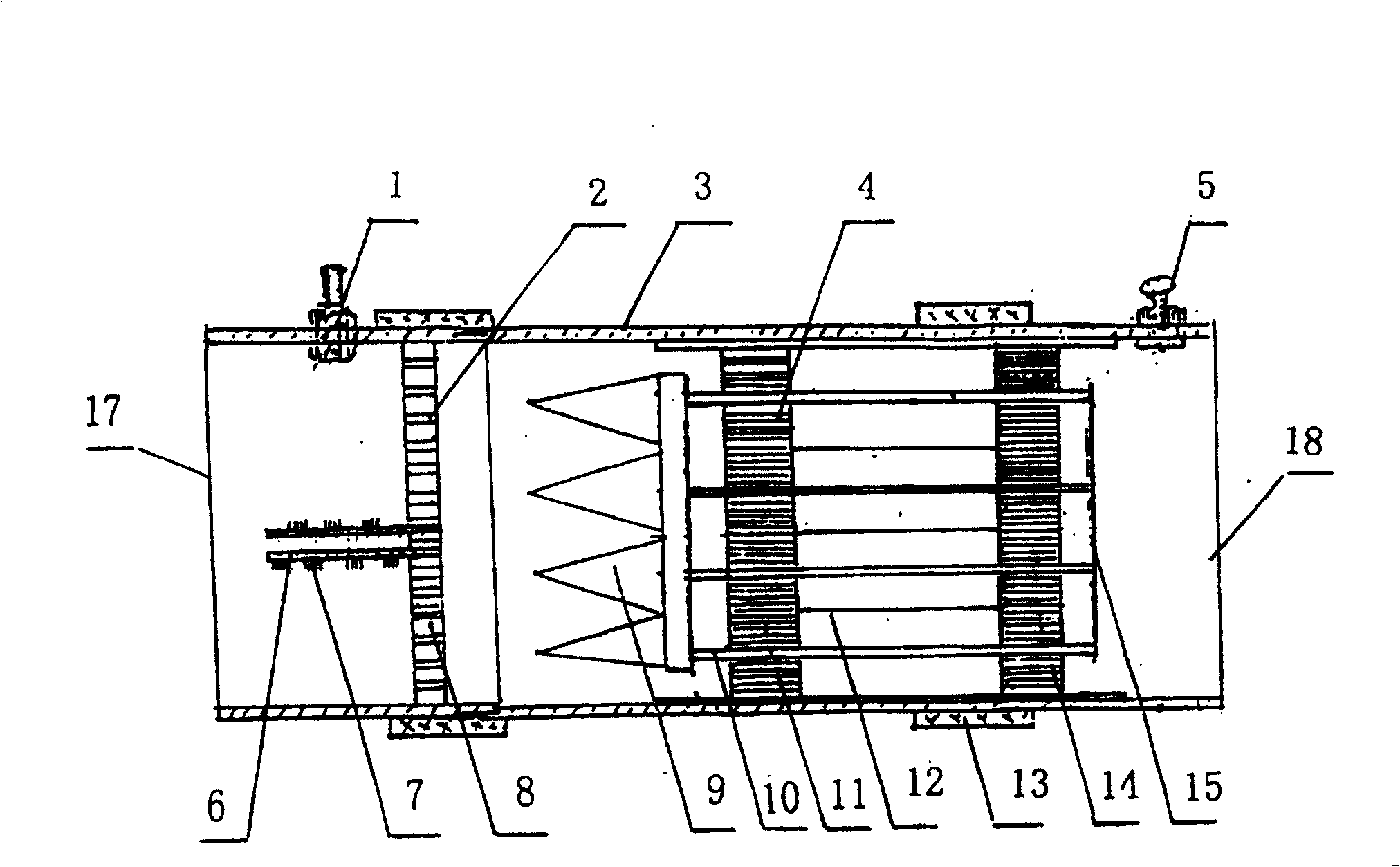 Tail-gas purifier of vehicle