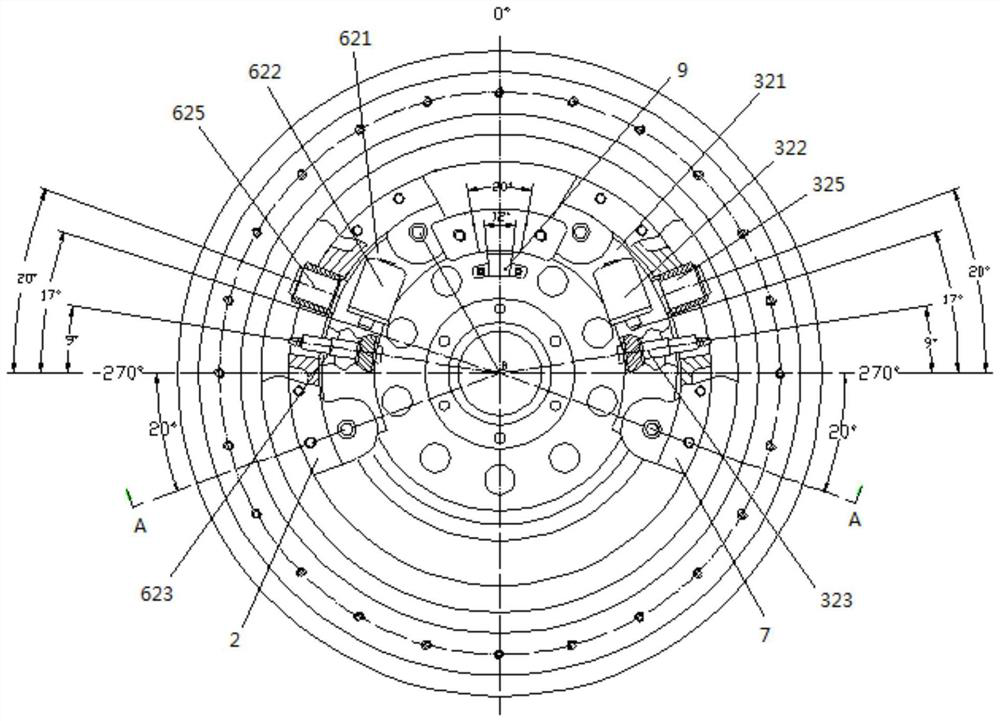 A stopper device suitable for radar azimuth rotation exceeding ±180°