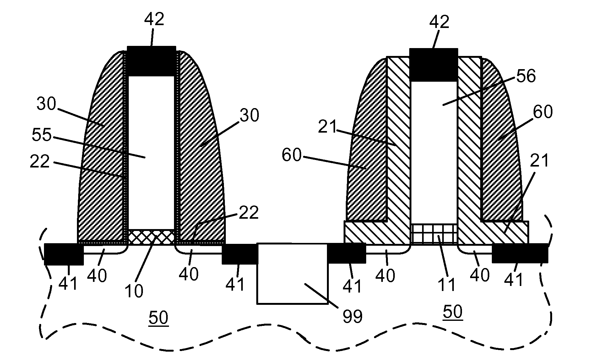 Threshold Adjustment for High-K Gate Dielectric CMOS