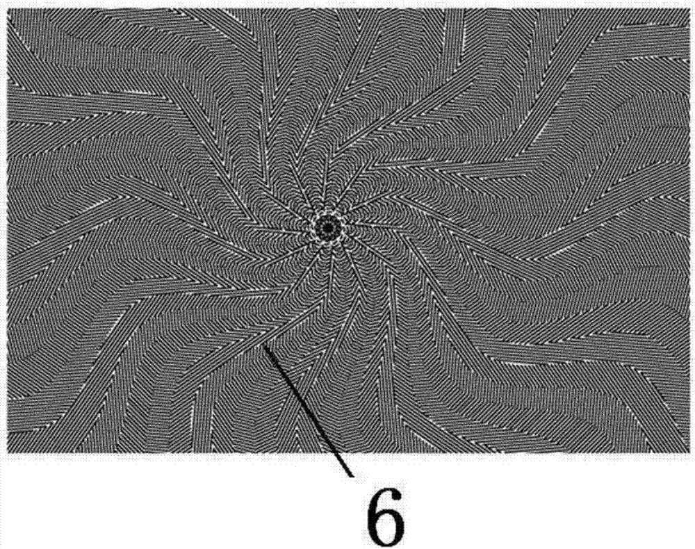 Dual-direction refraction and latent image anti-counterfeiting file with pearl effect and making method