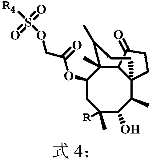 A pleuromutilin compound having a thioether side chain, its preparation method and application