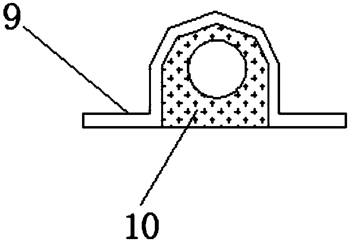 Hanging bracket beam assembly for air conditioner