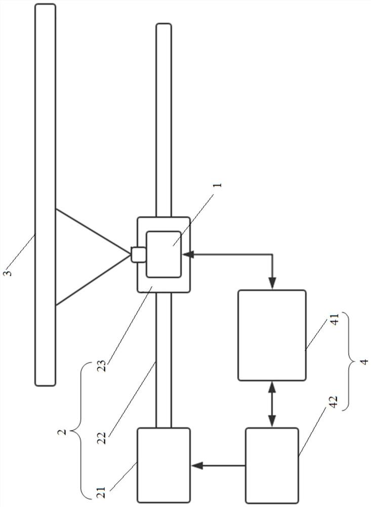 A quasi-static full-field deformation measurement device and method for a slender member