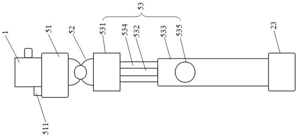 A quasi-static full-field deformation measurement device and method for a slender member