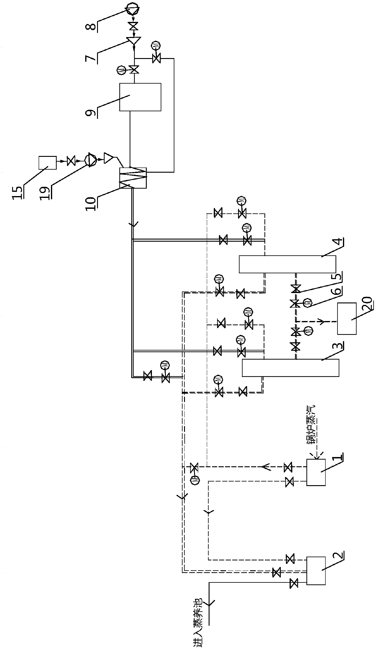 Pipe pile waste heat recovery system