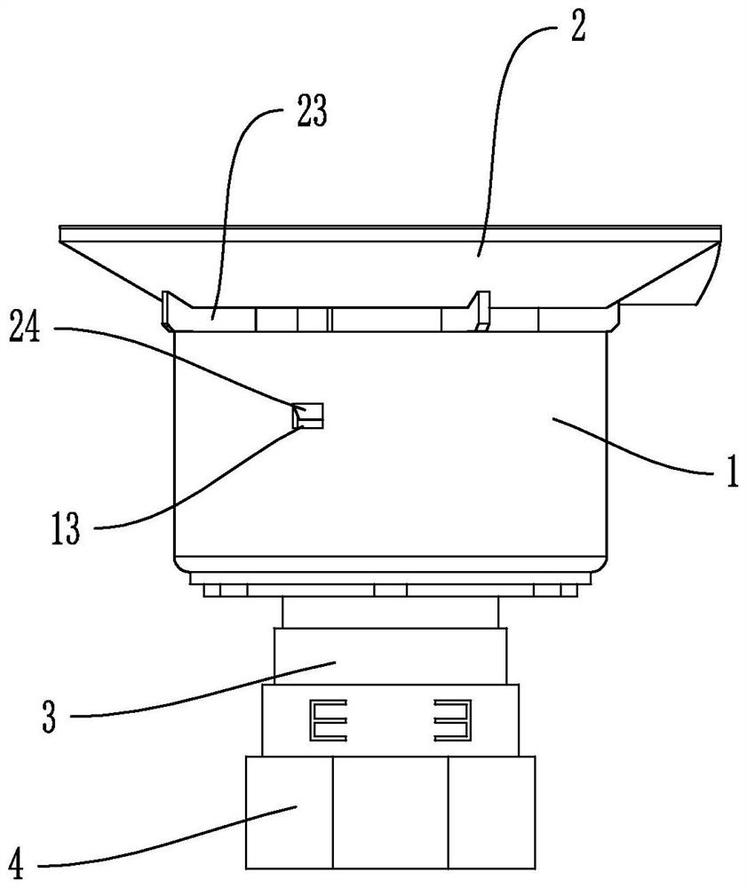 Vacuum pressure valve for oil storage tank of gas station