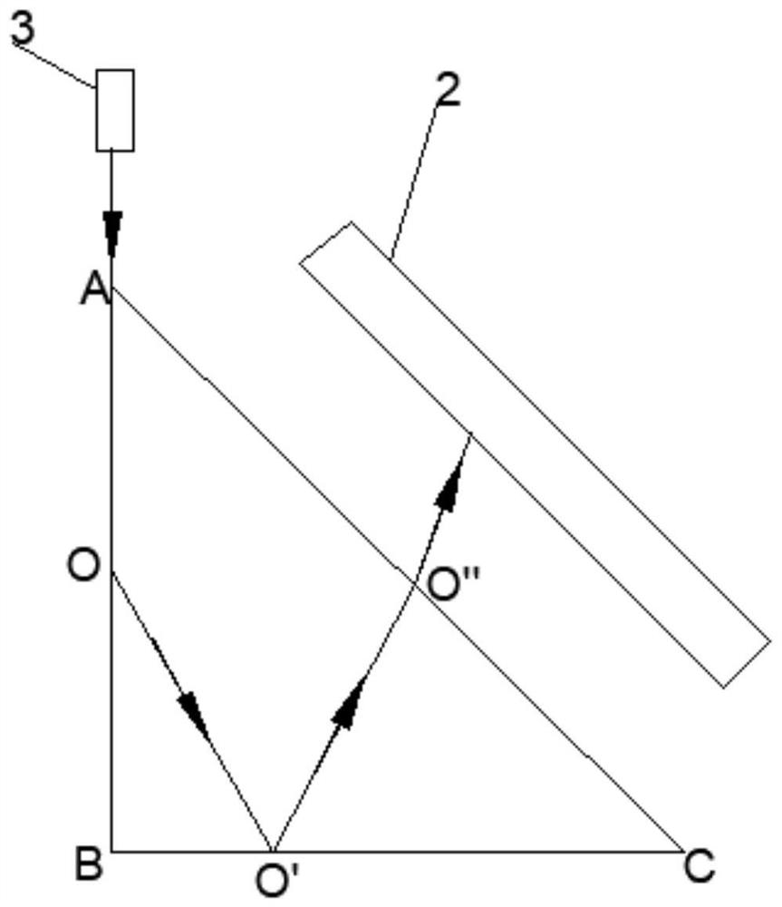 Liquid density monitoring device realized by single refraction method