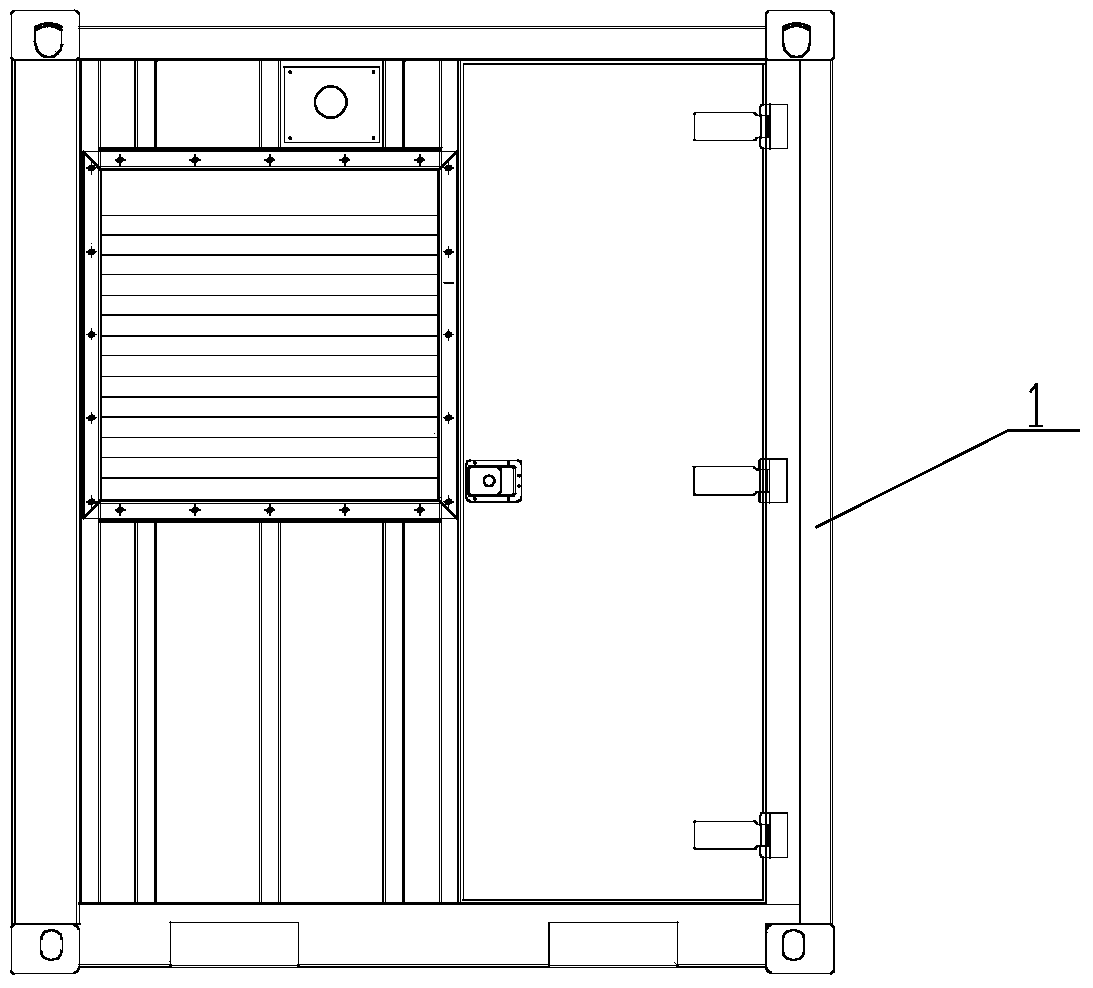 Combined type outdoor power supply device