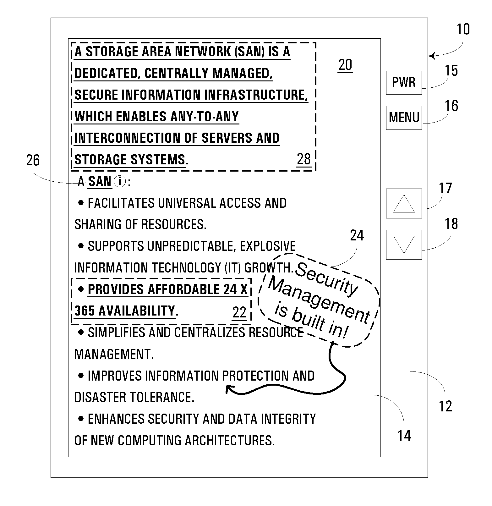 Handheld electronic book reader with annotation and usage tracking capabilities