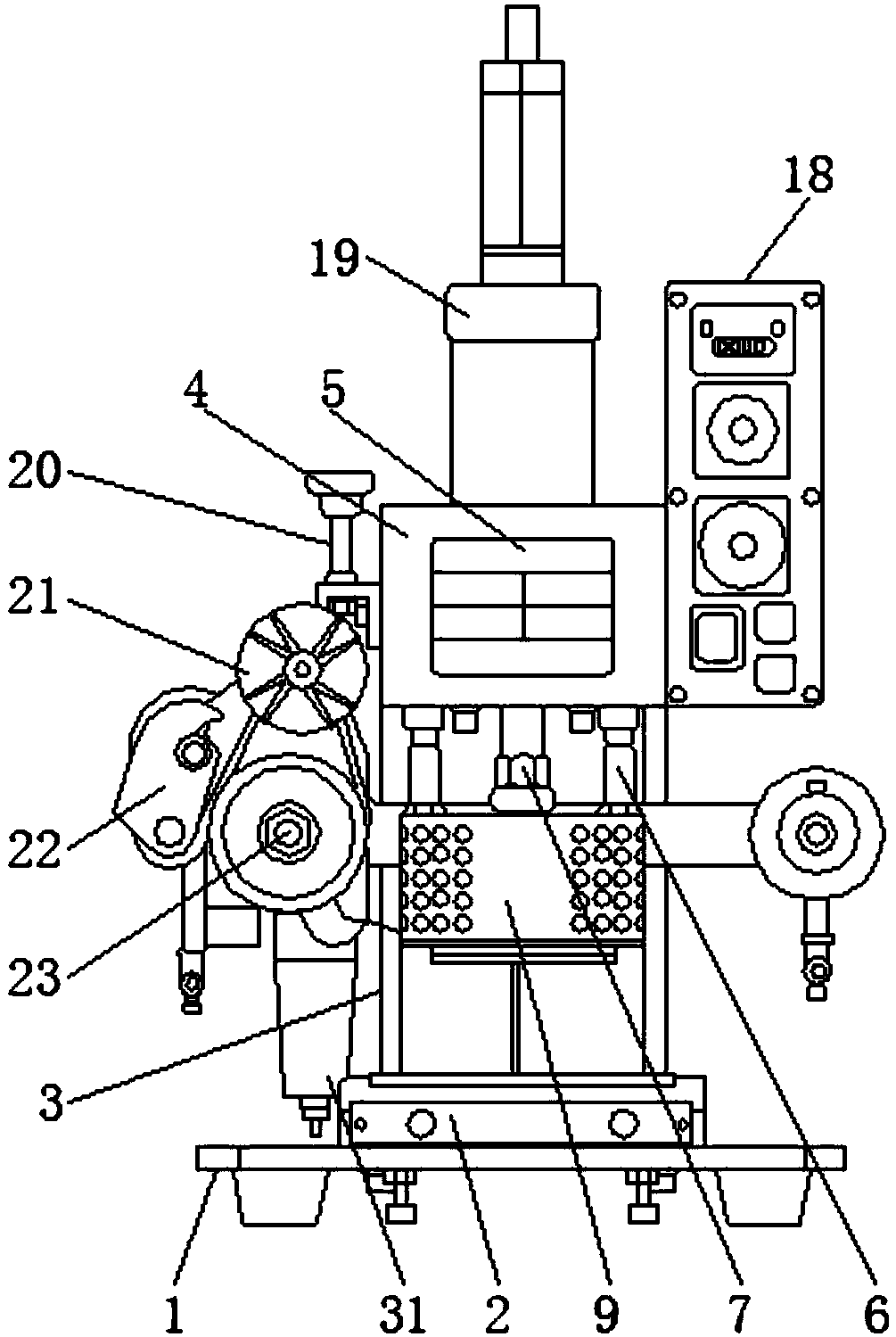 Full-automatic rotary type indentation gold stamping equipment