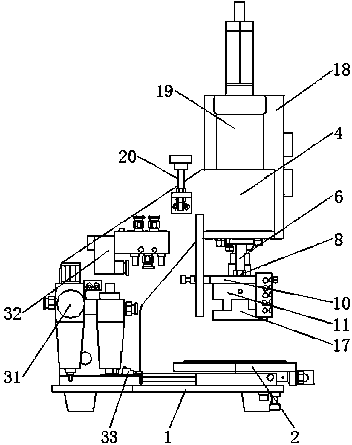 Full-automatic rotary type indentation gold stamping equipment