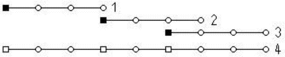 Planet-row equal-ratio-gear multiplicative transmission