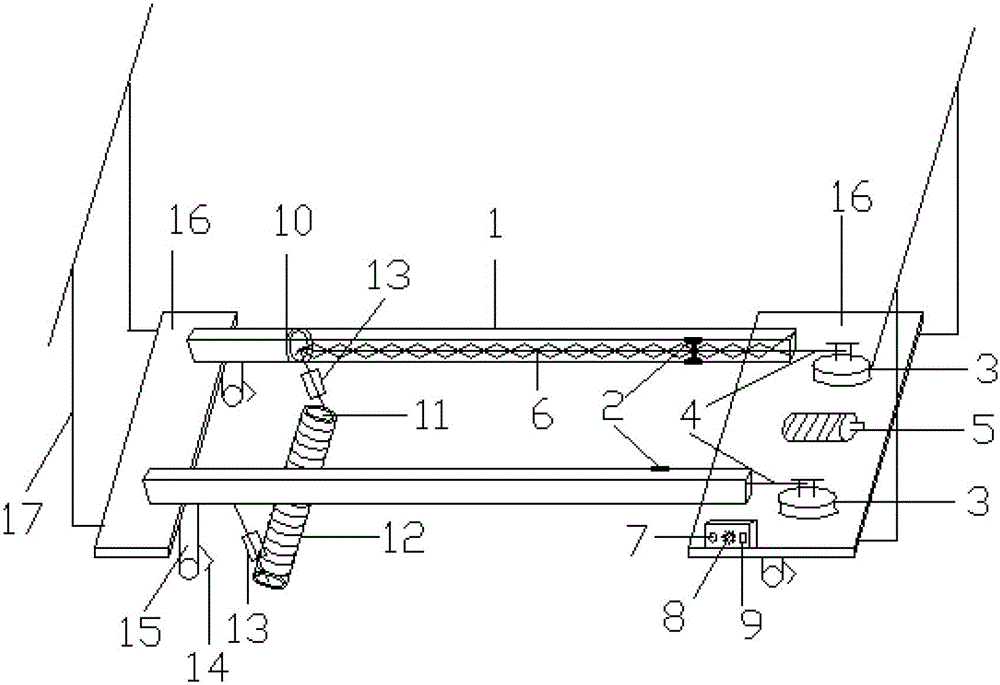 Construction coating device and construction process for heat reflection type asphalt pavement coating