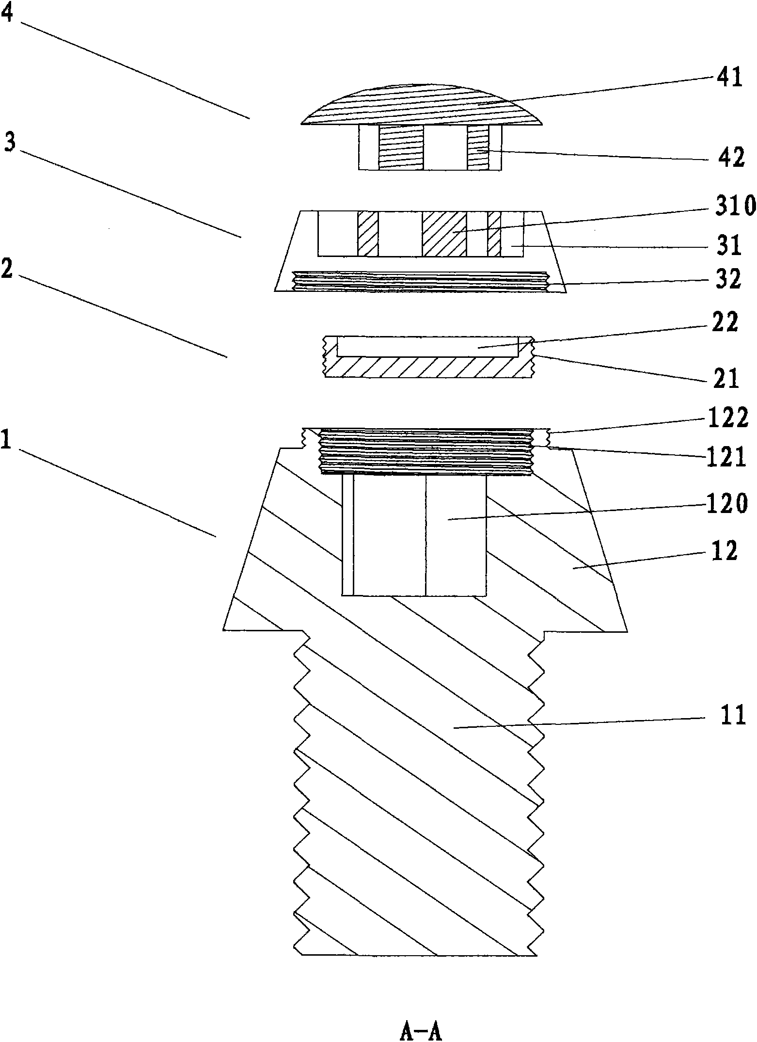 A new triple anti-theft bolt wheel lock and its special key for automobiles