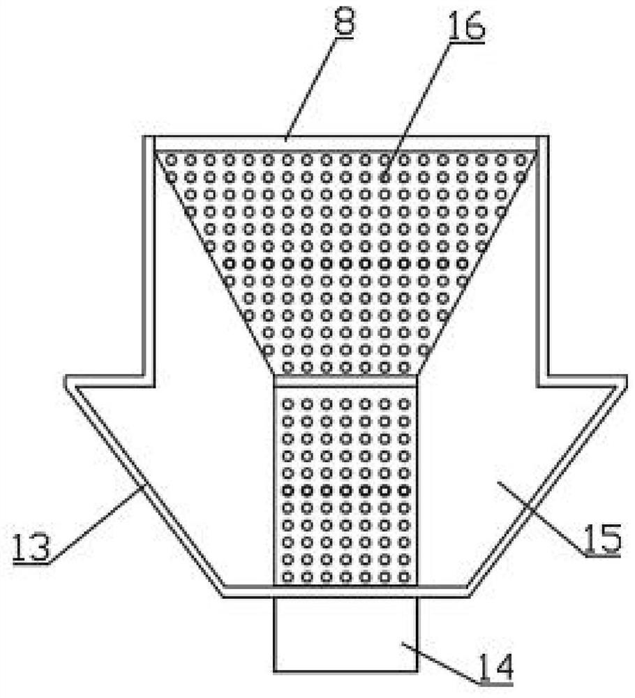 Water filtering and circulating equipment for drainage engineering, and working method thereof