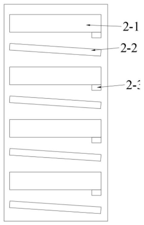 A test device for cross-matching blood