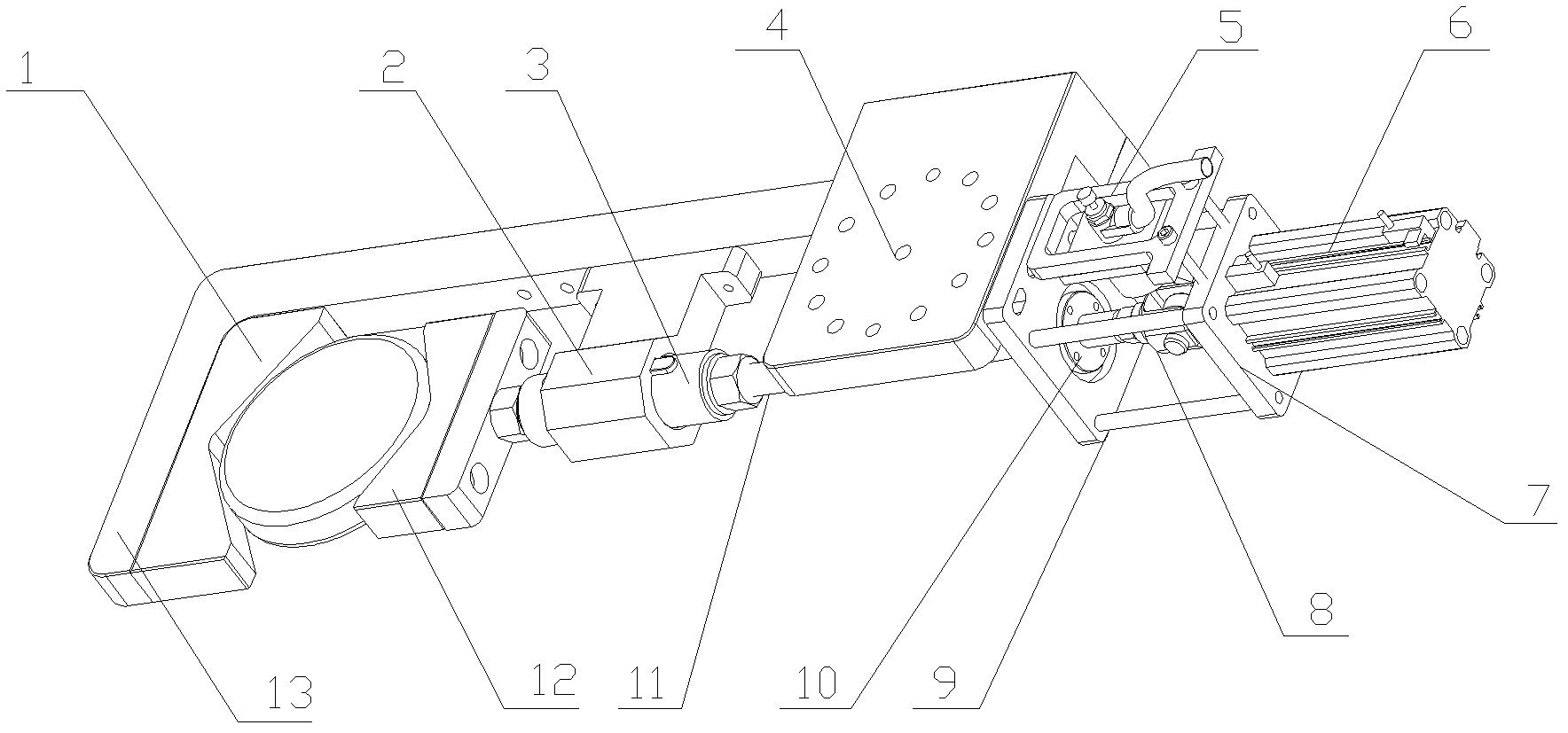 Loading and unloading flexible mechanical gripper for forging