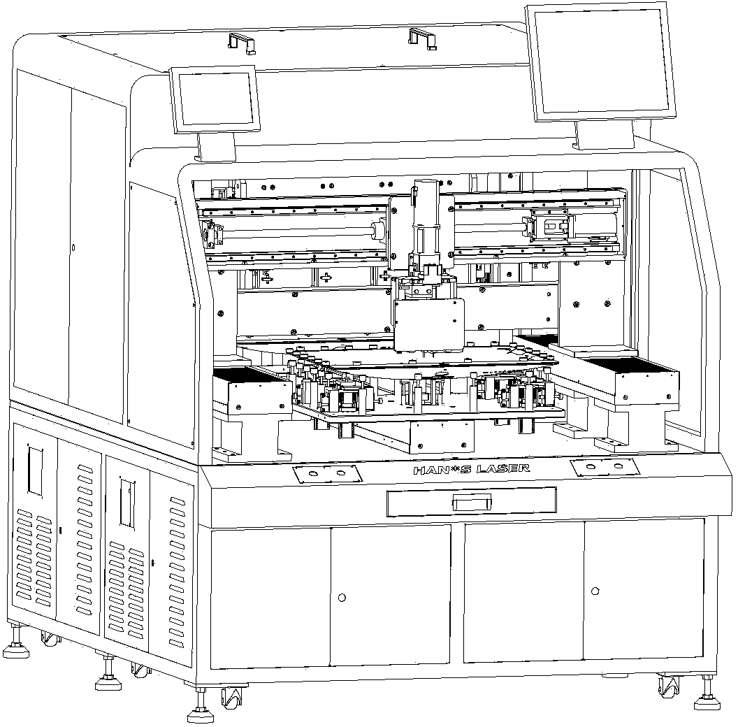 Planeness detection and correction all-in-one machine and detection and correction method