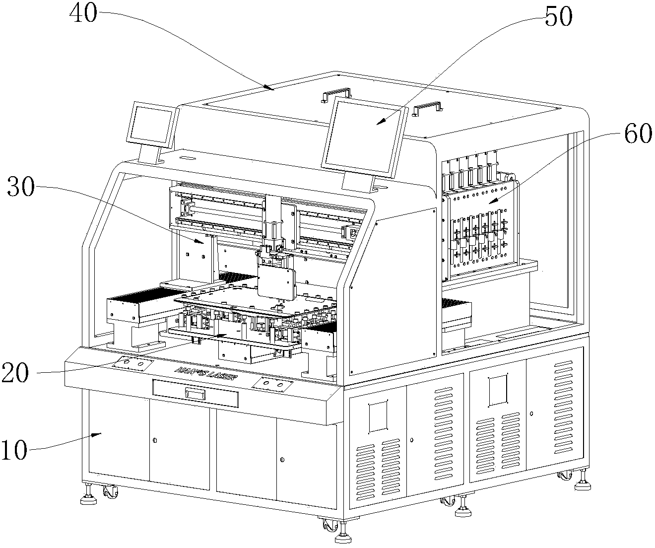 Planeness detection and correction all-in-one machine and detection and correction method