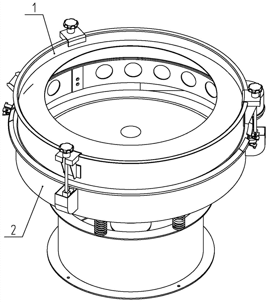 A method for quickly tightening screen mesh and vibrating sieve