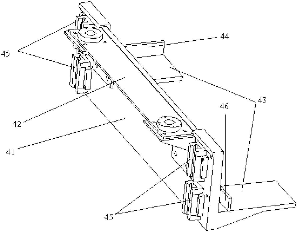 Lifting device for material loading tray