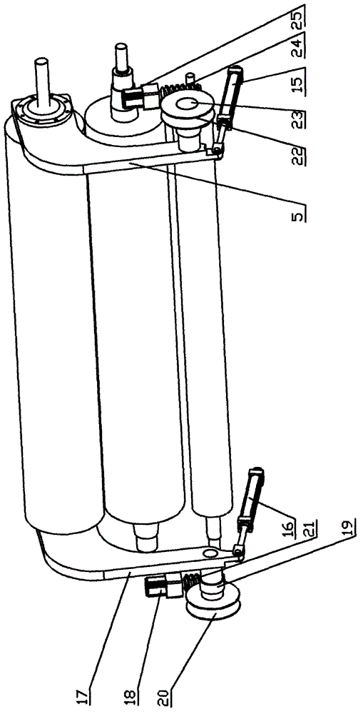 Coating method of two-component polyurethane synthetic leather and coating machine special for two-component polyurethane synthetic leather