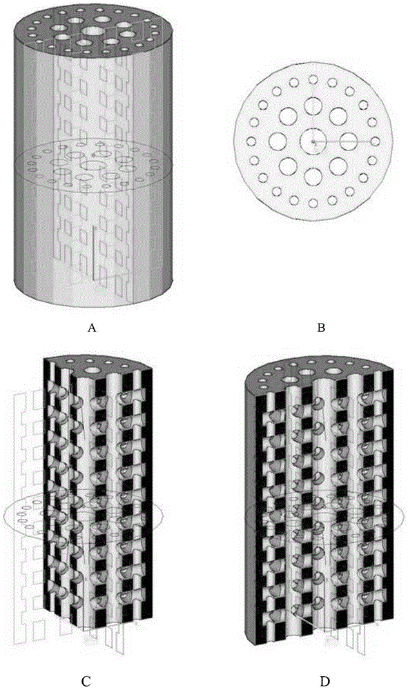 Nanometer artificial bone scaffold with structure similar to that of natural bone and preparation method thereof