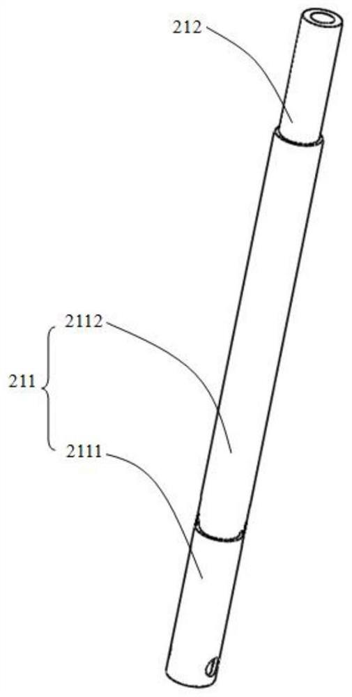 An extensible and turning mechanism