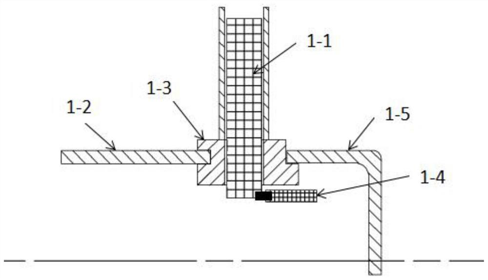 Inlet wire connecting structure of starter